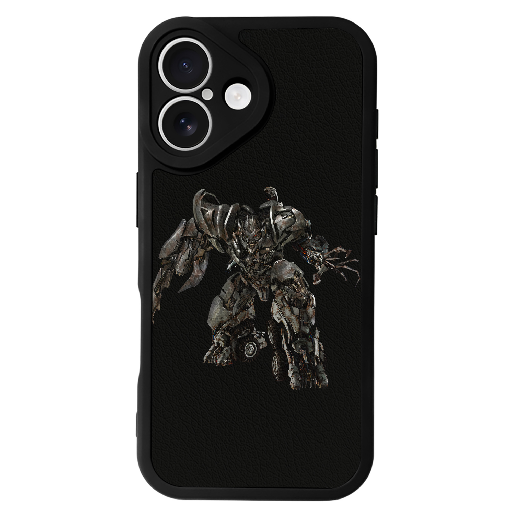 （画像用） Transformers トランスフォーマー 【iPhone 16シリーズ対応】シリコンスマホケース（レザー調） 材質：シリコン